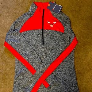 Fanatics Chicago Bulls 1/4 Zip Pull Over